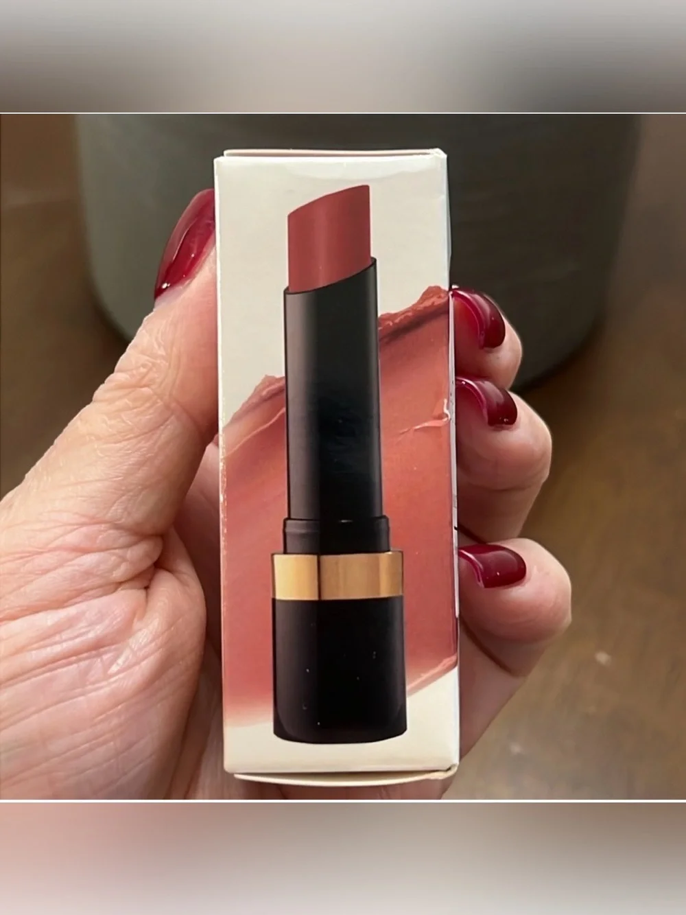 Laura Geller Smart Pout Transfer Proof Moisturizing Matte Lipstick 💄 Color Witty